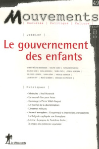 Mouvements N°49, Janvier-Février : Le gouvernement des enfants - Wasserman Gilbert
