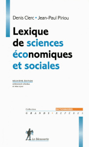 Lexique de sciences économiques et sociales. 9e édition revue et corrigée - Piriou Jean-Paul ; Clerc Denis