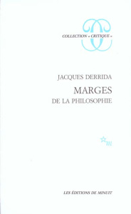 Marges de la philosophie - Derrida Jacques