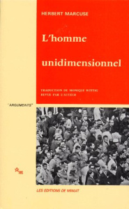L'HOMME UNIDIMENSIONNEL - Marcuse Herbert