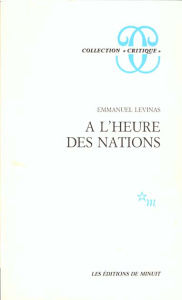 A l'heure des nations - Levinas Emmanuel