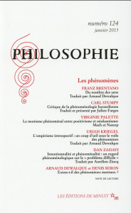 Philosophie N° 124, Janvier 2015 : Les phénomènes - Dewalque Arnaud ; Seron Denis