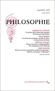 Philosophie N° 142, juin 2019 - Pradelle Dominique