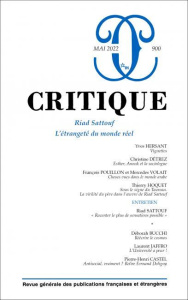 Critique N° 900, mai 2022 : Riad Sattouf. L'étrangeté du monde réel - Roger Philippe