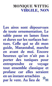 Virgile, non - Wittig Monique