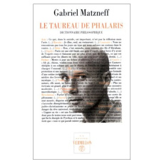 Le taureau de Phalaris - Matzneff Gabriel