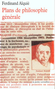 Plans de philosophie générale - Alquié Ferdinand