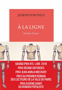 A la ligne. Feuillets d'usine - Ponthus Joseph