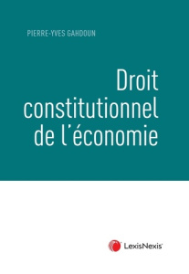 Droit constitutionnel de l'économie - Gahdoun Pierre-Yves