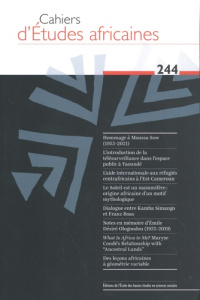Cahiers d'études africaines N° 244/2021 - COLLECTIF