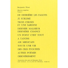 Oeuvres complètes. Tome 2 - Péret Benjamin
