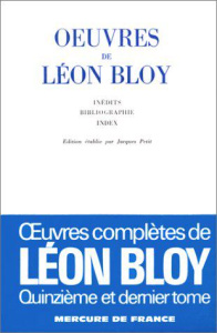 OEUVRES COMPLETES. Tome 15 - Bloy Léon