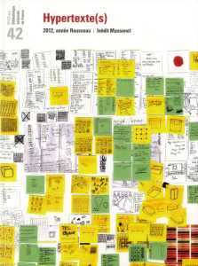 Revue de la Bibliothèque nationale de France N° 42, 2012 : Hypertexte(s) - Racine Bruno