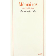 Mémoires. Pour Paul de Man - Derrida Jacques