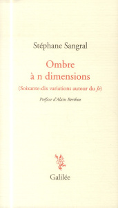 Ombre à n dimensions. (Soixante-dix variations autour du Je) - Sangral Stéphane ; Berthoz Alain