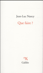 Que faire ? - Nancy Jean-Luc