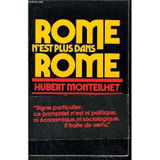 ROME N'EST PLUS DANS ROME - MONTEILHET-H