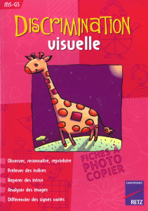 Discrimination visuelle Maternelles Moyenne et Grande Sections - Guirao-Jullien Magdalena