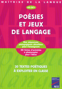 Poésies et jeux de langage CP/CE1 - Lamblin Christian ; Rouzé Marina