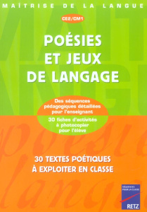 Poésies et jeux de langage CE2/CM1 - Lamblin Christian