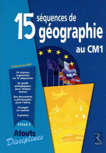 15 séquences de géographie au CM1 - Arnaud Jacques ; Darcy Nicole ; Le Gal Daniel