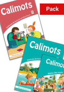 Calimots CP. 3 volumes : Manuel de code ; Manuel de lecture ; Mémo des mots, Edition 2019 - Lenoble Sandrine