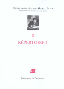 Répertoire. Tome 1 - Butor Michel ; Calle-Gruber Mireille