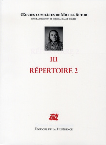 Répertoire. Tome 2 - Butor Michel ; Calle-Gruber Mireille
