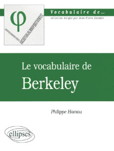 Le vocabulaire de Berkeley - Hamou Philippe