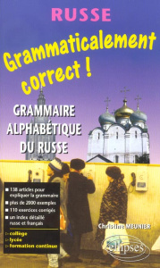 Grammaire russe alphabétique - Meunier Christine