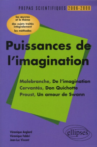 Puissances de l'imagination Malebranche-Cervantès-Proust. L'épreuve de français Conseils pratiques/C - Anglard Véronique ; Fabbri Véronique ; Vincent Jea