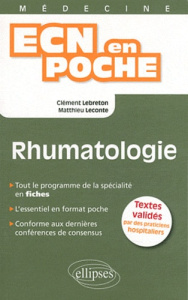 Rhumatologie - Lebreton Clément ; Leconte Matthieu