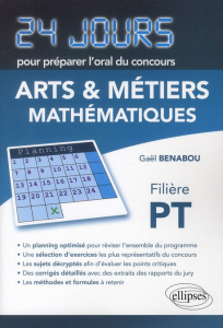 Concours Arts et métiers filière PT Mathématiques - Benabou Gaël