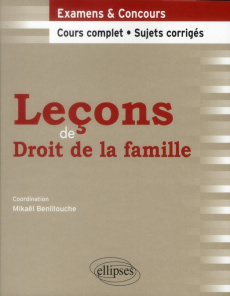 Leçons de droit de la famille - Wdowiak Stéphanie, Benillouche Mikaël, Fouré Brigi