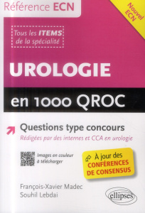 Urologie en 1 000 QROC - Madec François-Xavier ; Lebdai Souhil
