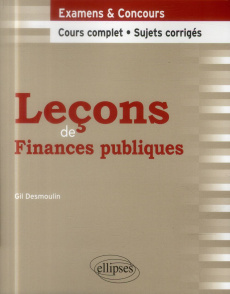 Leçons de finances publiques - Desmoulin Gil