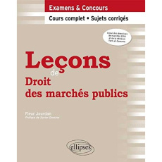Leçons de droit des marchés publics - Jourdan Fleur,Domino Xavier