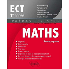 Mathématiques ECT 1re année - Rondy Sylvain