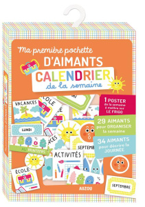 MA PREMIERE POCHETTE D'AIMANTS CALENDRIER DE LA SEMAINE - STEFFIE BROCOLI