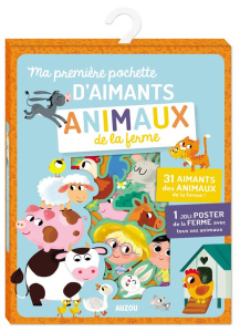 Ma première pochette d'aimants Animaux de la ferme. Avec 31 aimants et 1 poster - Nocentini Chiara