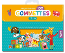 Ma pochette de 100 gommettes. L'école - Chauvet Isabelle