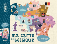MA CARTE DE BELGIQUE A ANIMER - ORESKI ANTOANA
