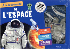 A la découverte de l'espace. Coffret avec un plateau géant aimanté et 32 pièces magnétiques - Pedrola Adèle ; Tessier Thomas