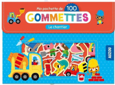 Ma pochette de 100 gommettes. Le chantier - COLLECTIF