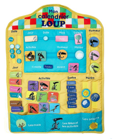 Mon calendrier Loup. Avec des patchs activités à personnaliser - Lallemand Orianne ; Thuillier Eléonore