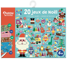 20 jeux de Noël. Avec 1 feutre effaçable - PINTACHAN