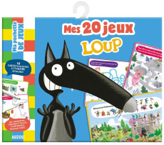 Mes 20 jeux Loup. Avec 10 cartes plastifiées et 1 feutre effaçable - Lallemand Orianne ; Thuillier Eléonore