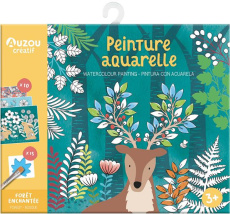 Peinture aquarelle - Forêt enchantée - Hawkins Klara