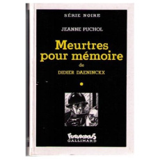 Meurtres pour mémoire - Puchol Jeanne ; Daeninckx Didier