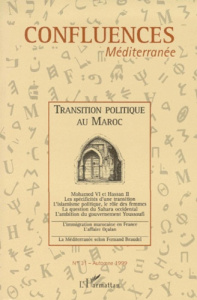 Confluences Méditerranée N° 31, automne 1999 : TRANSITION POLITIQUE AU MAROC - Martin Munoz Gema ; Lamchichi Abderrahim